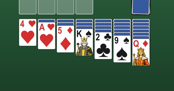Play Klondike Solitaire online for free - classic card game with daily deals